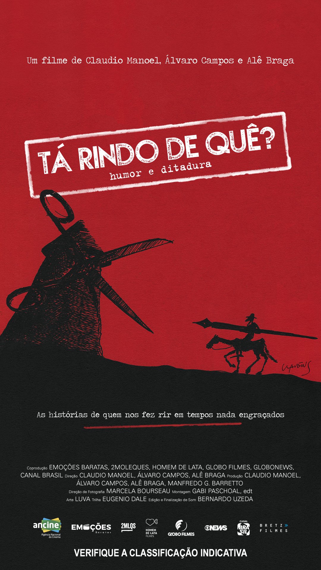 Resultado de imagem para TÃ¡ rindo de quÃª?, de Claudio Manoel, Ãlvaro Campos e AlÃª Braga
